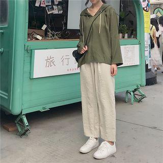 Hooded Top / Wide-leg Pants