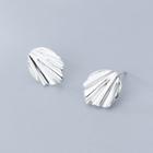 925 Sterling Silver Shell Earring 1 Pair - As Shown In Figure - One Size