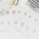 Alloy Faux Pearl Earring (various Designs)