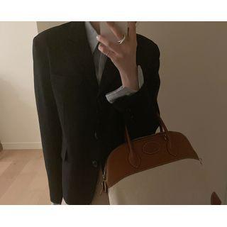 [dearest] Single-breasted Flap Blazer (black) One Size