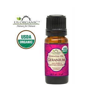 Us Organic - Geranium Essential Oil, 10ml 10ml