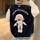 Bear Astronaut Baseball Jacket