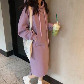 Hooded Maxi Sweatshirt Dress