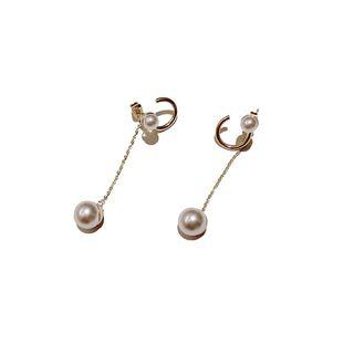 Freshwater Pearl Chained Earrings