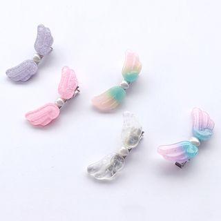 Flying Heart Acrylic Hair Clip