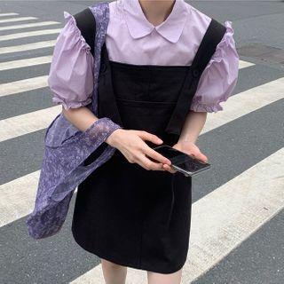 Balloon-sleeve Shirt / Jumper Dress