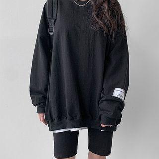 Set: Oversized Sweatshirt + Knee-length Leggings