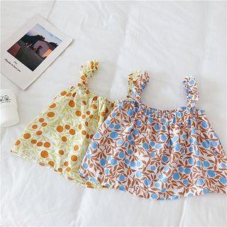 Floral Off-shoulder Strap Top
