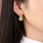Retro Bead Flower Earring As Shown In Figure - One Size