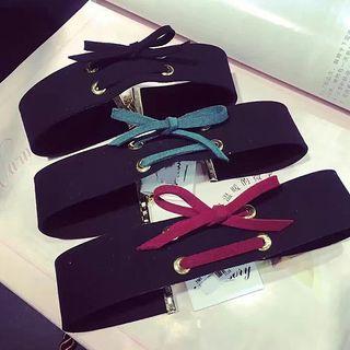 Buckled Choker / Lace-up Choker