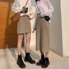 Knit Mini A-line Skirt / Midi A-line Skirt