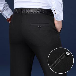 Fleece-lined Skinny Dress Pants