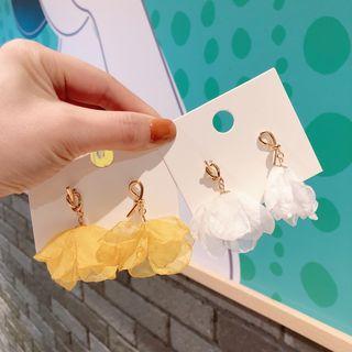 Chiffon Petal Fringed Earring
