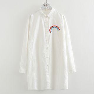 Rainbow Embroidery Shirt