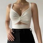Cut-out Twisted Camisole Top