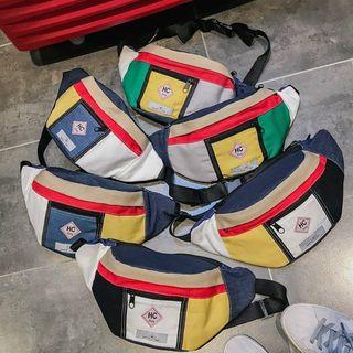 Colored Panel Sling Bag