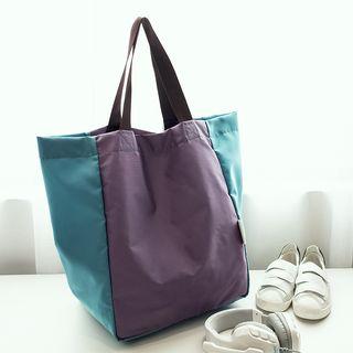Color Panel Shopping Bag