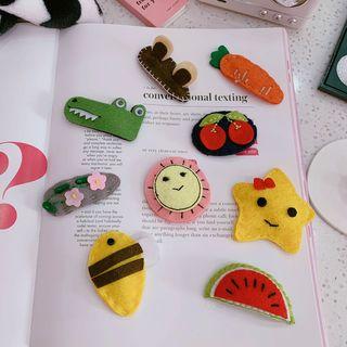 Felt Hair Clip (various Designs)