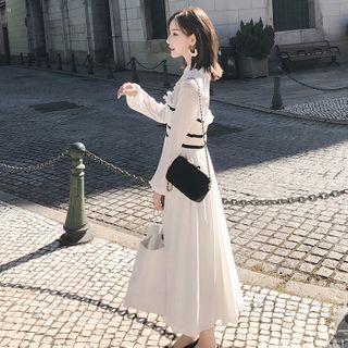 Adidas Long-sleeve Midi A-line Dress