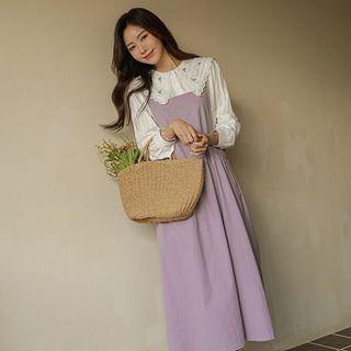Reversible Long Overall Dress