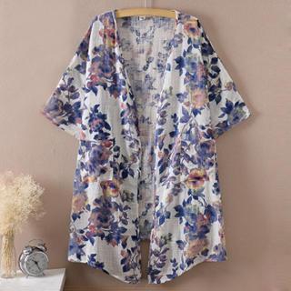 Floral Print Light Jacket