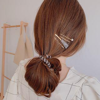 Set: Faux Pearl / Resin Hair Pin (assorted Designs)