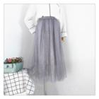Beaded Lace Midi Skirt