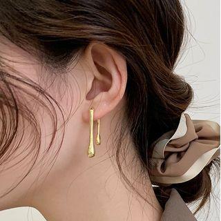 Water Drop Sterling Silver Ear Stud
