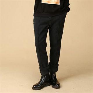 Pin-tuck Front Pants
