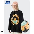 Unisex Cartoon-print Loose Sweatshirt