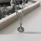 925 Sterling Silver Star Pendant Necklace A1760 - 925 Silver - Silver - One Size