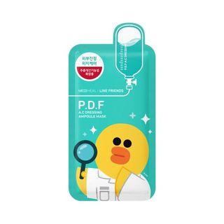 Mediheal - P.d.f Ac Dressing Ampoule Mask Set 10pcs (line Friends Edition) 27ml X 10pcs