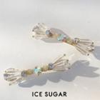 Faux Crystal Hair Clip 1 Pc - Gold - One Size