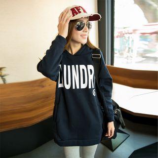 Long Lettering Hoodie