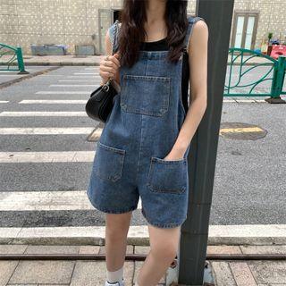 Denim Wide Leg Jumper Shorts