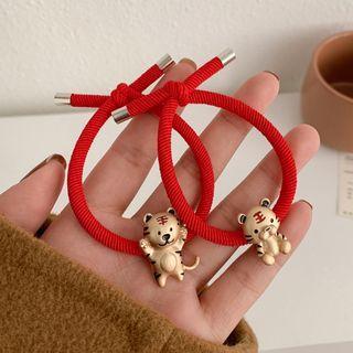 Tiger Charm Hair Tie