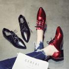 Lace-up Pointy Toe Shoes