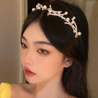 Beaded Headband Gold - One Size