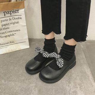 Bow Accent Mary Jane Shoes