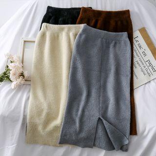 Furry Maxi Skirt