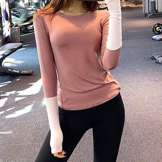 Paneled Sports Top
