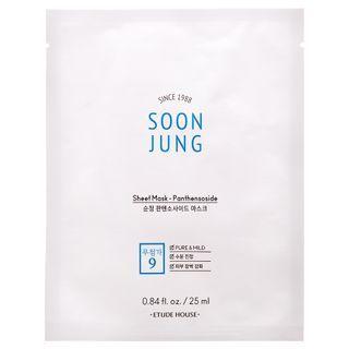 Etude - Soon Jung Panthensoside Sheet Mask 25ml X 1pc