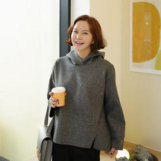 Hooded M Lange Felt Top