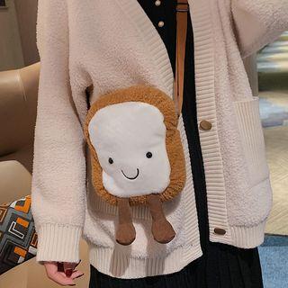 Bread Furry Crossbody Bag Brown - One Size