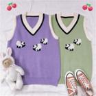 Panda Knit Vest