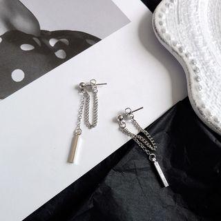 Alloy Bar & Chain Dangle Earring