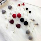 Heart / Bead Dangle Earring (various Designs)