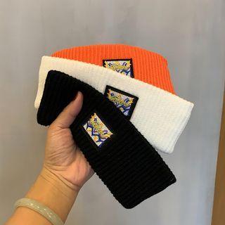 Embroidered Applique Knit Headband