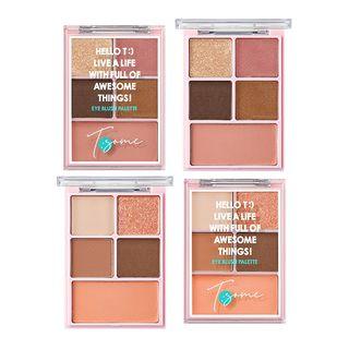 Aritaum - T:some Eye Blush Palette - 4 Types #02 Nude Raffine
