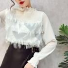 Fringe Chiffon Blouse